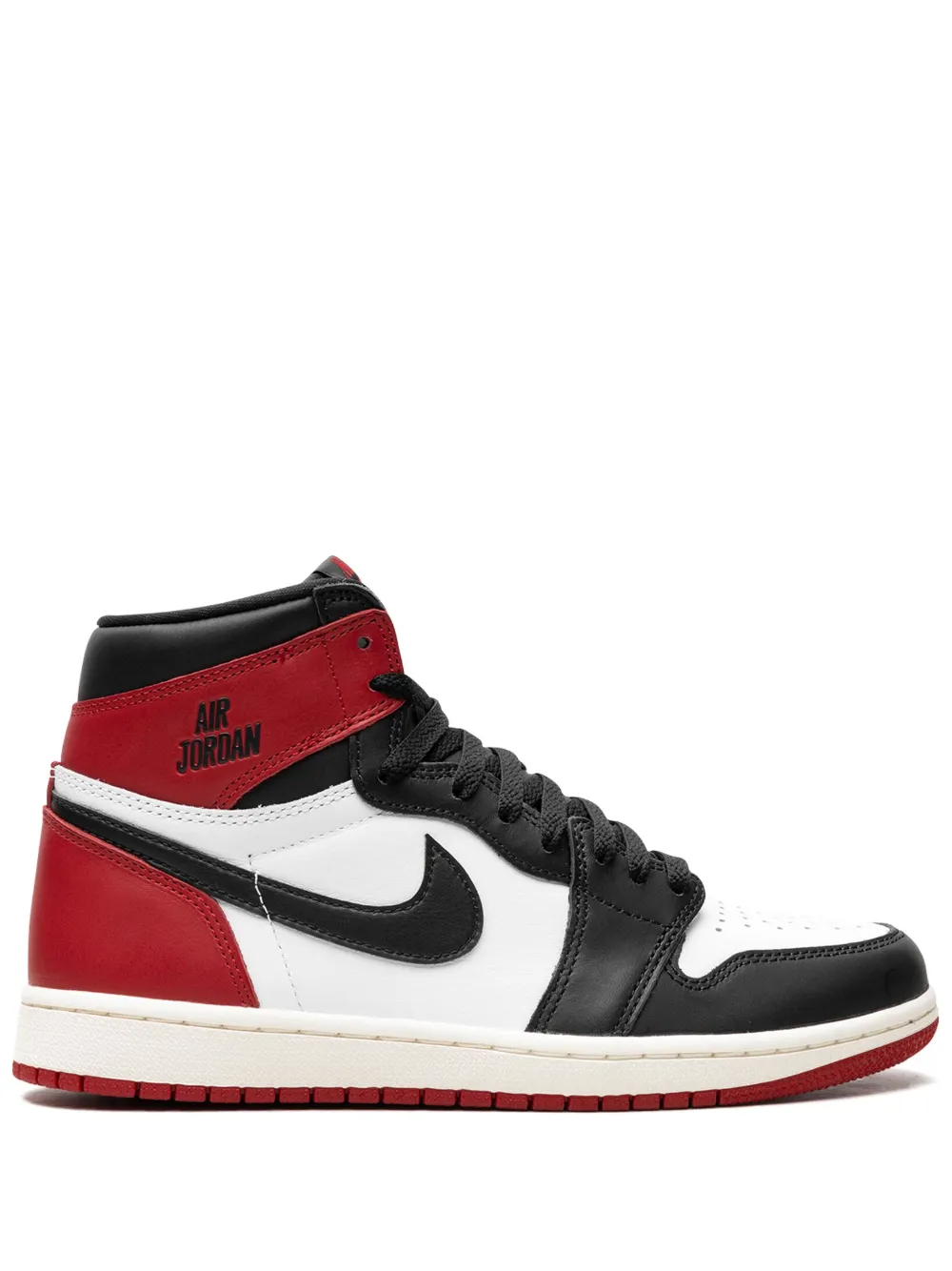 Кроссовки Air Jordan 1 High OG Black Toe Reimagined, красный