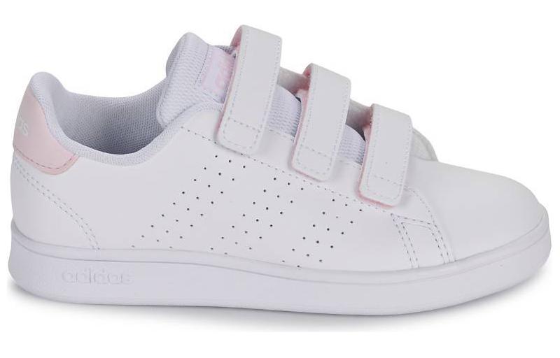 Обувь Slip Resistant Abrasion Resistant низкие детские повседневные туфли для детей 3-7 лет Adidas, белый/розовый — фото 3