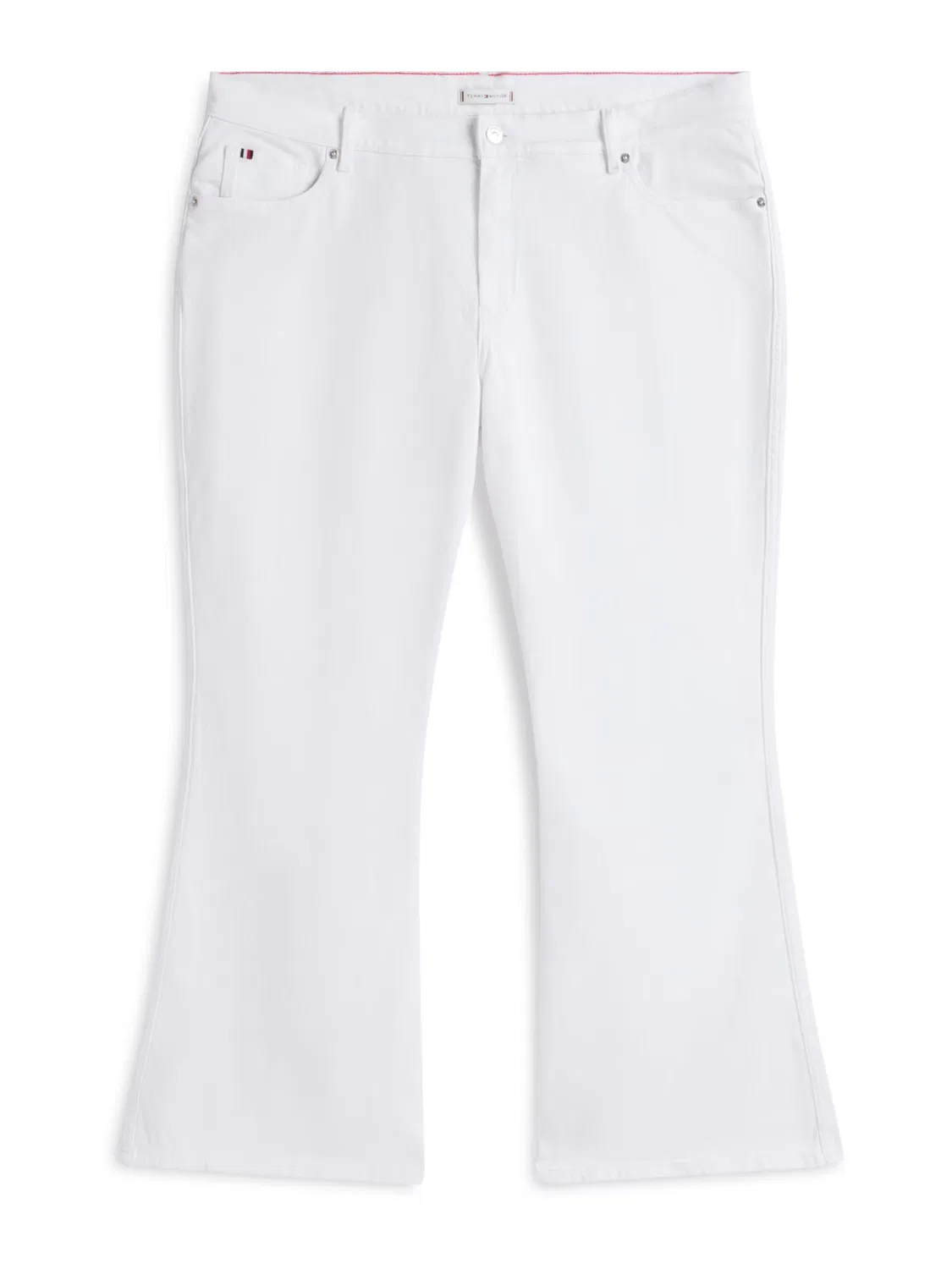 Расклешенные джинсы Tommy Hilfiger Curve, White