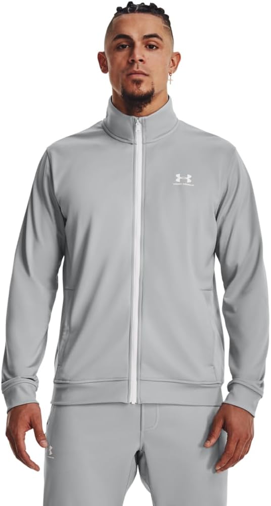 

Under Armour мужская куртка Sportstyle Tricot, (011) Mod Gray/White