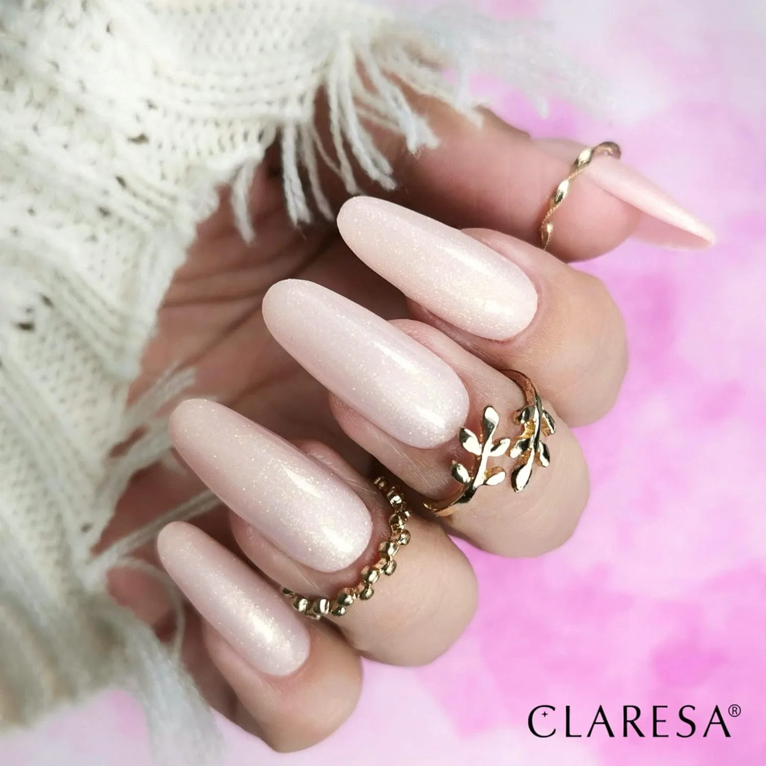 Строительный гель для ногтей Claresa «Soft & Easy Shimmery», 45 г Claresa — фото 4