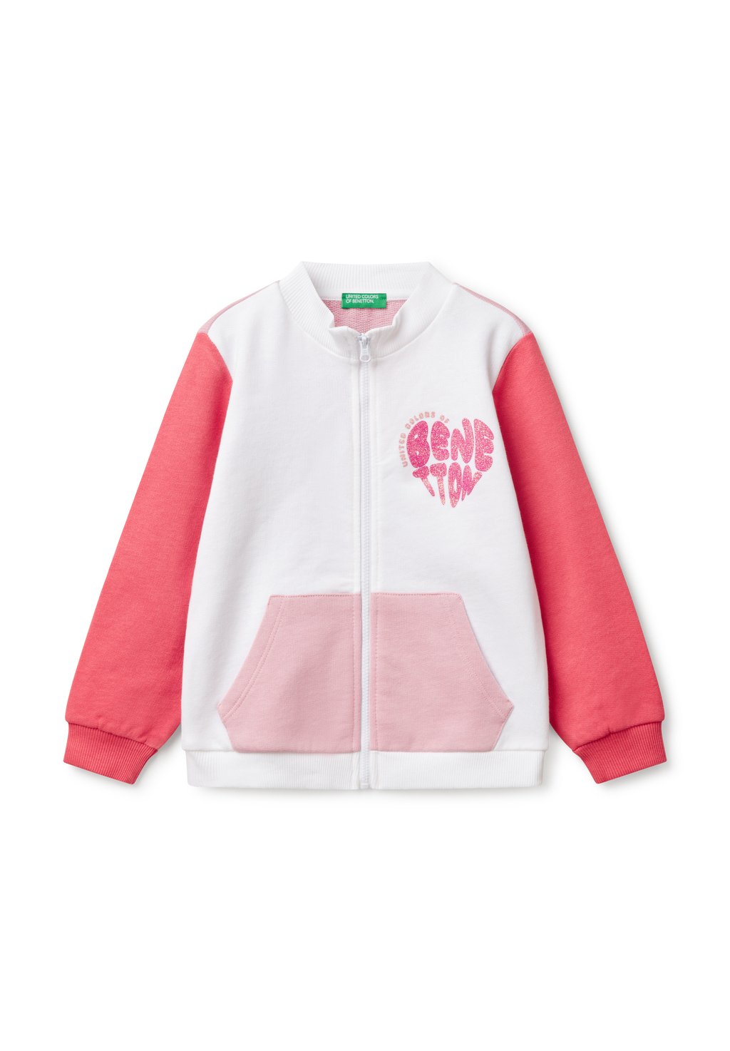 

Толстовка на молнии WITH ZIP United Colors of Benetton, мультиколор