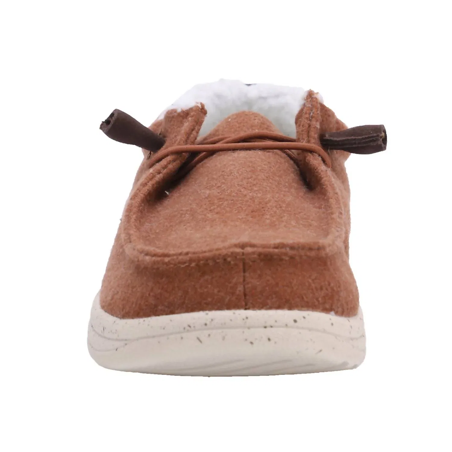 Мужские текстильные палубные туфли Samuel из каштановой шерсти Lamo, Chestnut Wool — фото 4