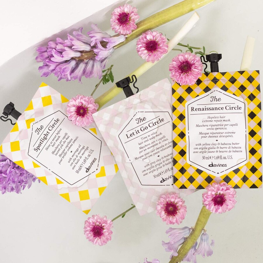 Маска для волос Let It Go Circle для расслабления и увлажнения Davines, 1.69 oz/50 ml — фото 2