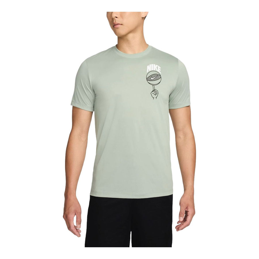 

Футболка Nike Dri-FIT Basketball T-shirt Asia Sizing 'Jade Horizon', зеленый