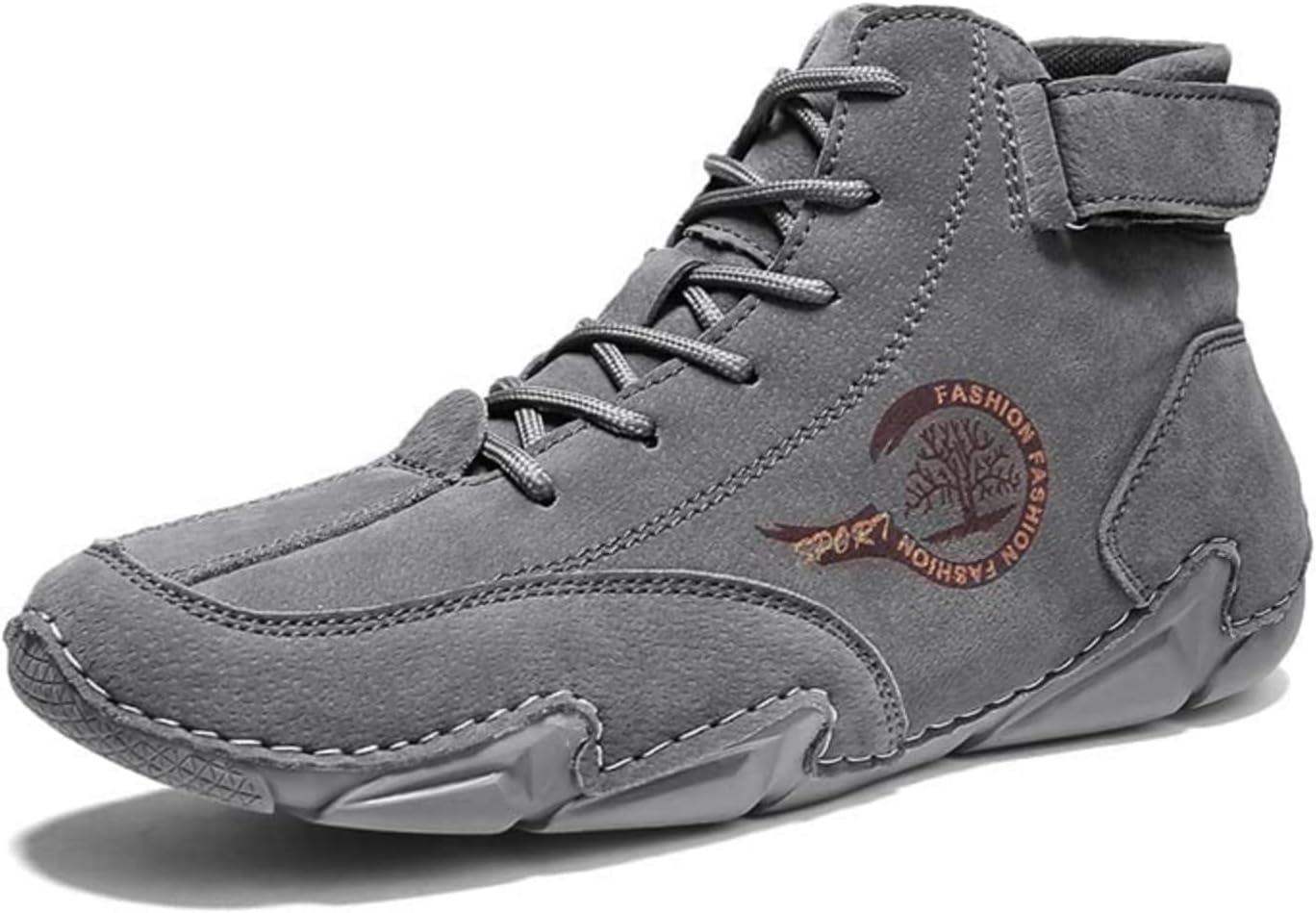 

Мужские ботинки Чукка, обувь для ходьбы, повседневные кожаные модные кроссовки, слипоны, легкие лоферы, обувь для вождения, ручная работа, высокие походные ботинки Generic, A4