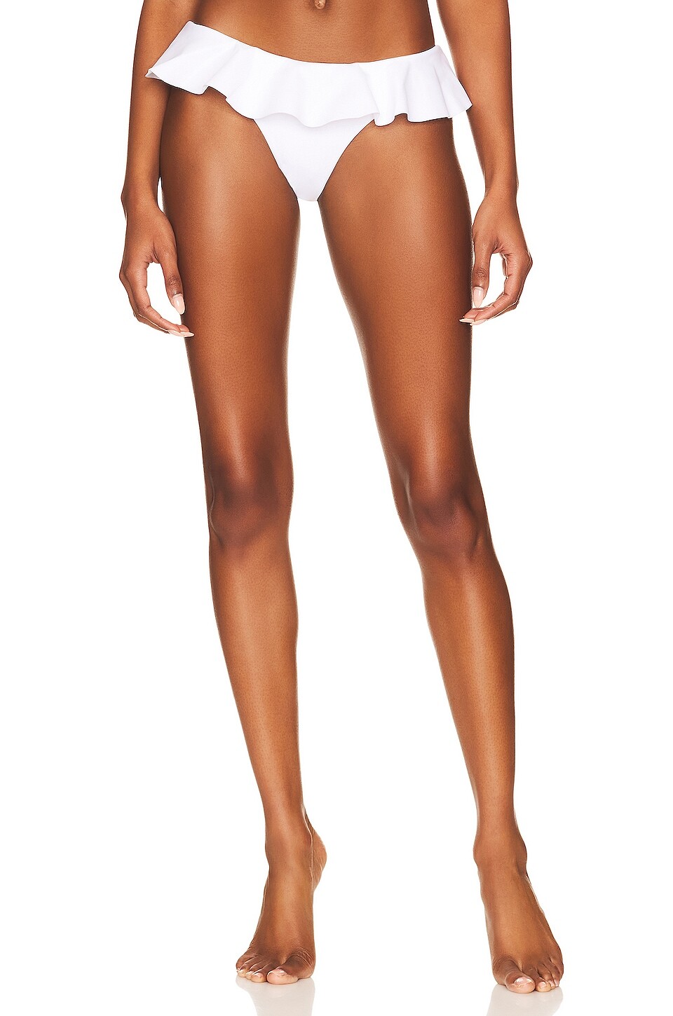 

Низ бикини MILLY Cabana Ruffle, белый
