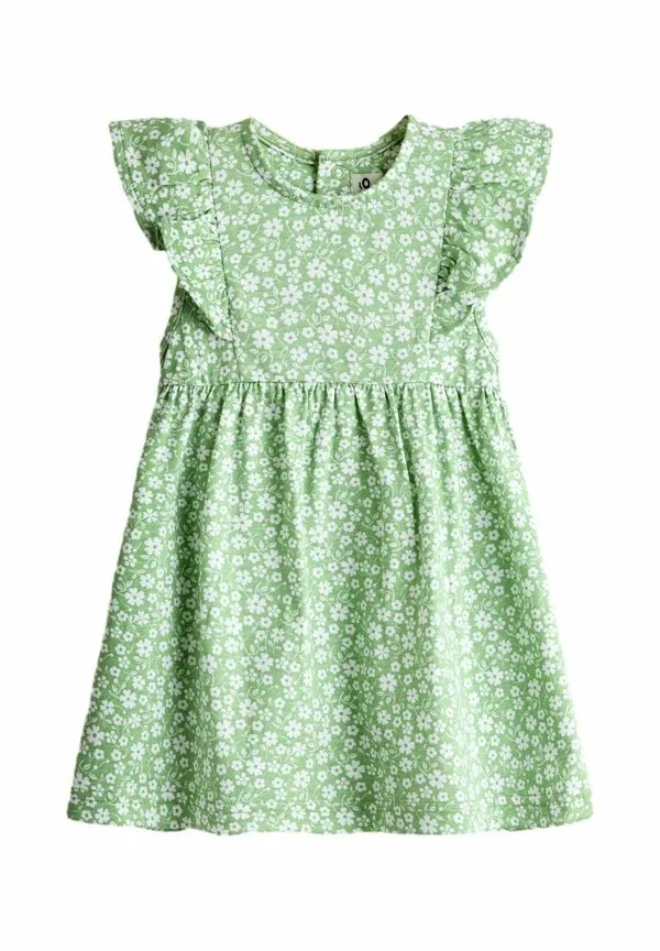 Платье прямого кроя. трикотажное платье Jojo Maman Bébé, Green
