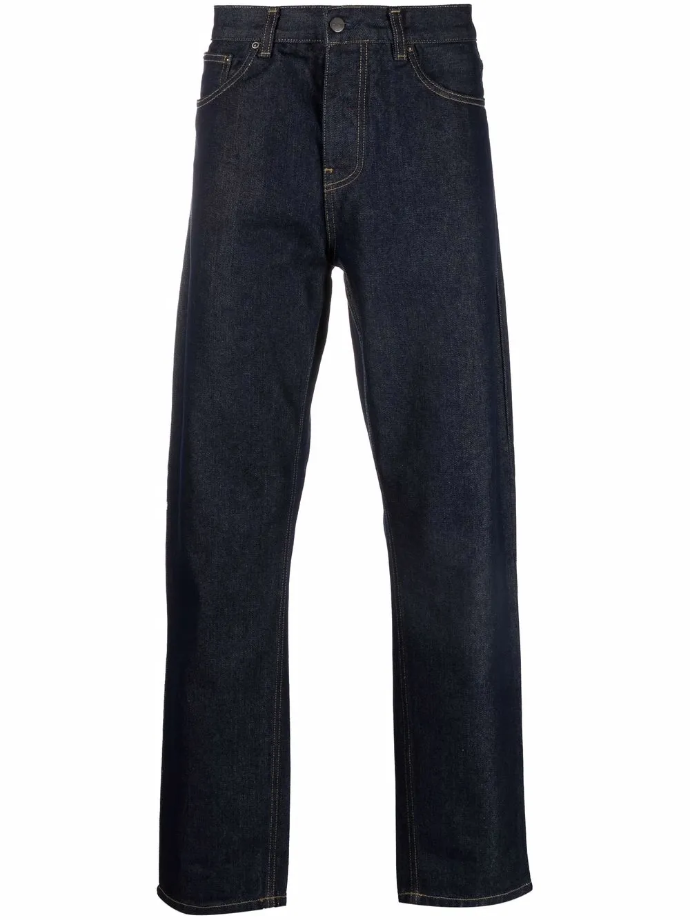 

Прямые джинсы средней посадки CARHARTT WIP, синий