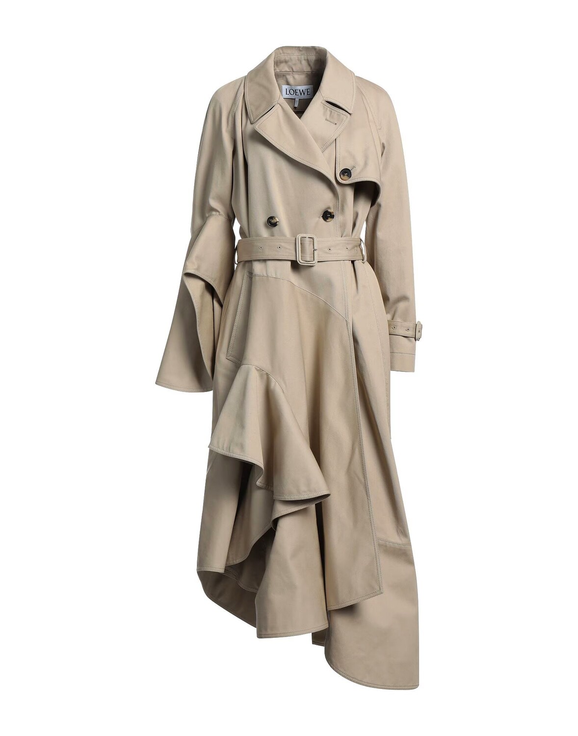 

Пальто Loewe, бежевый