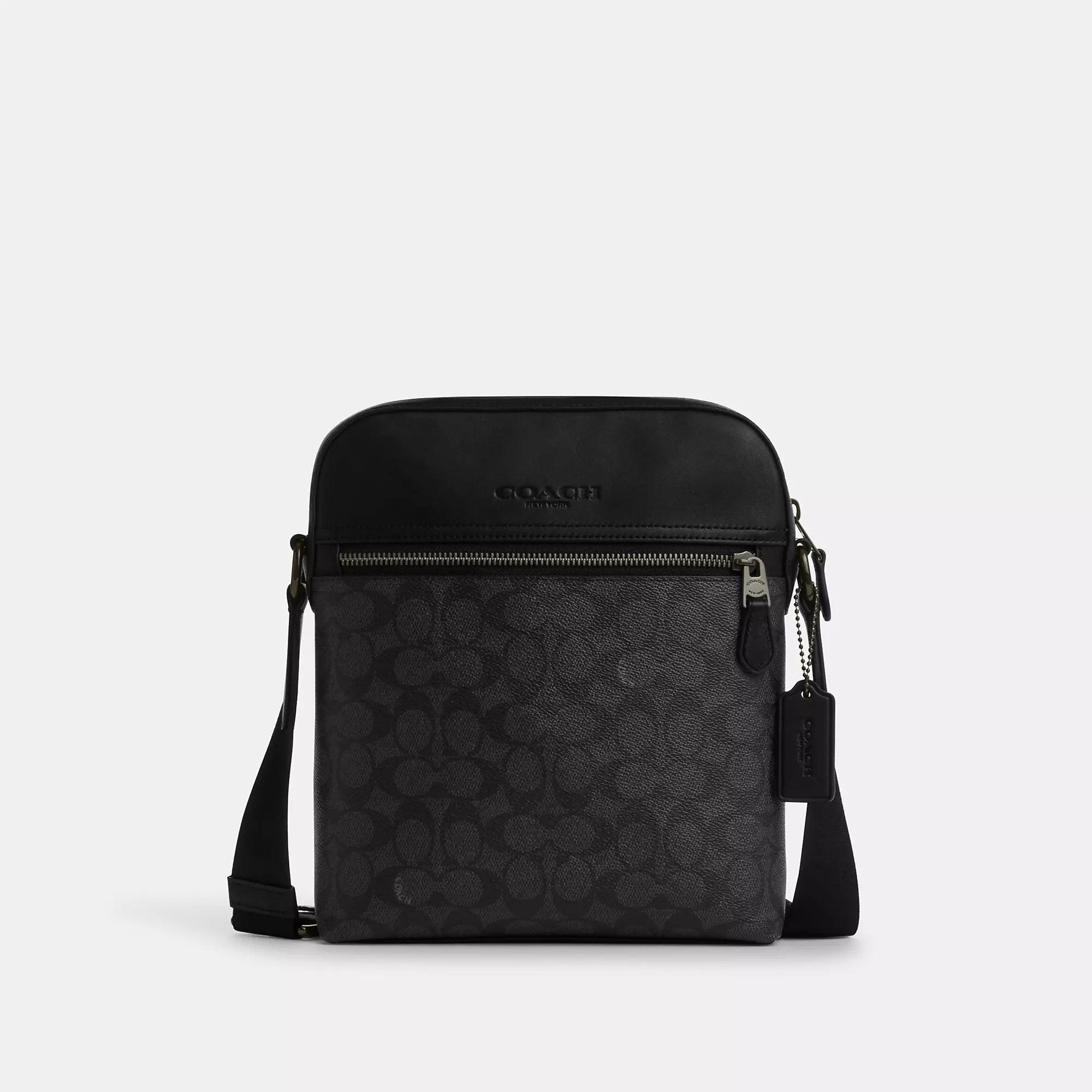 

Coach Outlet Houston Сумка для полетов из фирменного полотна, черный