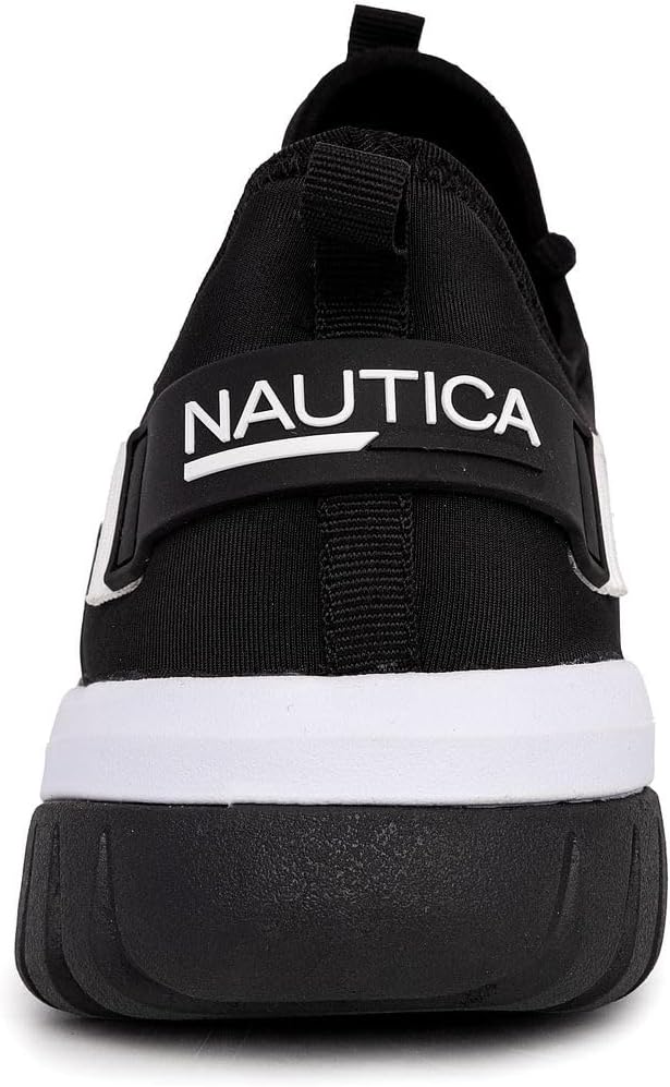 Мужские кроссовки Nautica: спортивные, удобные, повседневные обувь на шнуровке для ходьбы, черный — фото 3