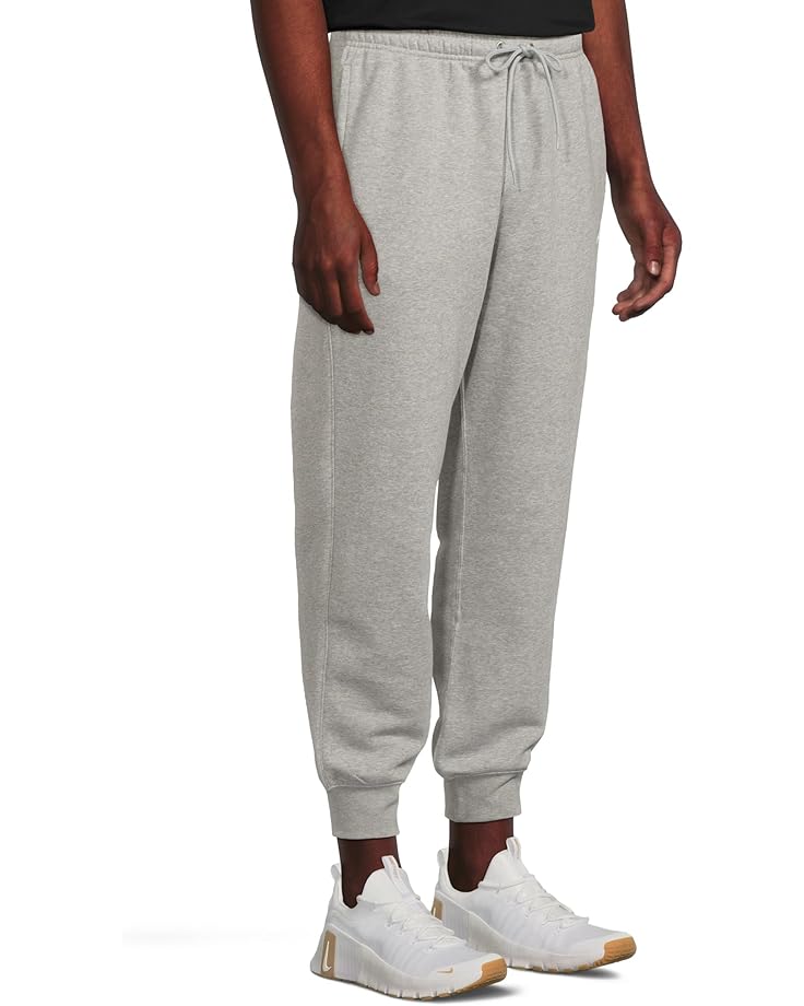 Брюки Nike Club Basket Ball Joggers, цвет Dark Grey Heather/Light Smoke Grey/White — фото 2