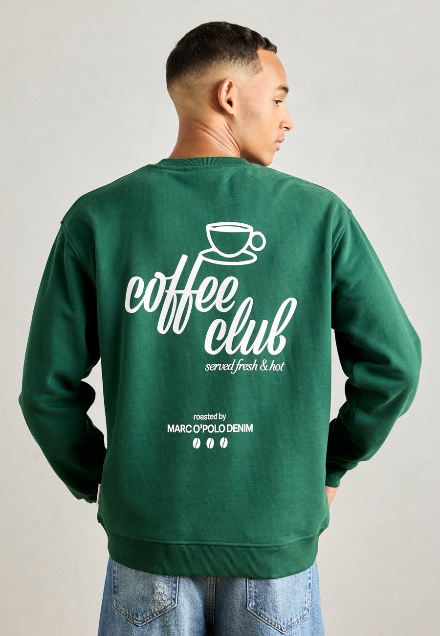 

Толстовка Marc O'Polo DENIM CREW NECK PRINT RELAXED FIT, Rich Emerald/Green