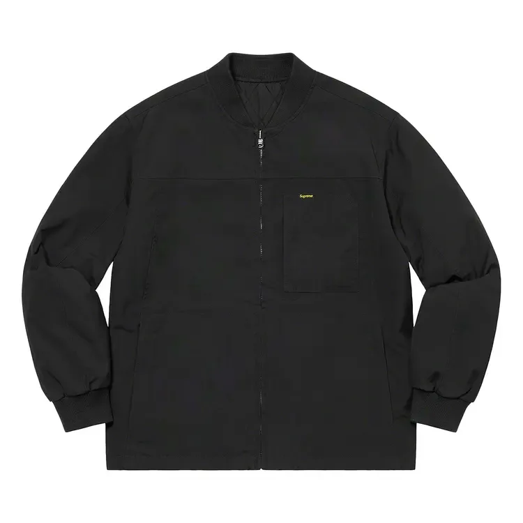 Двусторонняя рабочая куртка Supreme Tech Work Jacket, цвет «черный»