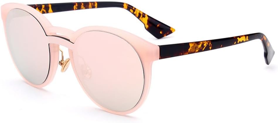 

Персонализированные солнцезащитные очки в круглой оправе с леопардовым или черепаховым принтом для мужчин и женщин, для уличной фотосъемки, с защитой от УФ-излучения HYYZZC, C5