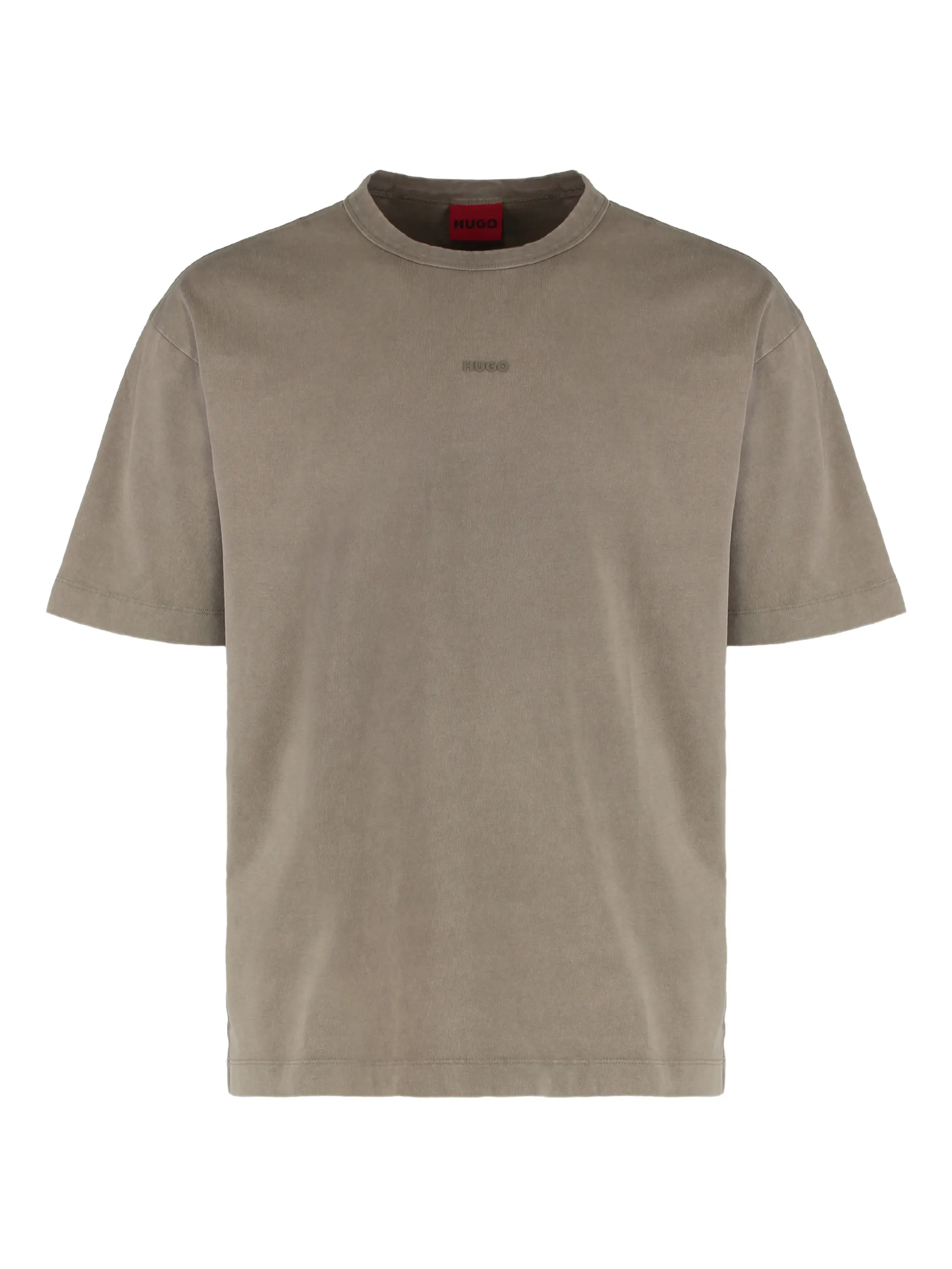 

Футболка с круглым вырезом Boss, коричневый