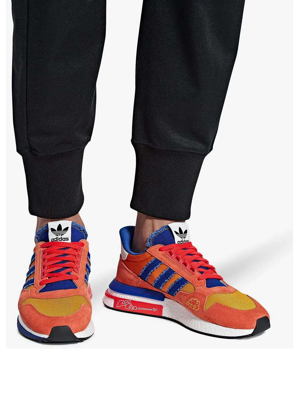 Кроссовки Dragonball Z ZX 500 RM Goku Adidas, оранжевый — фото 2