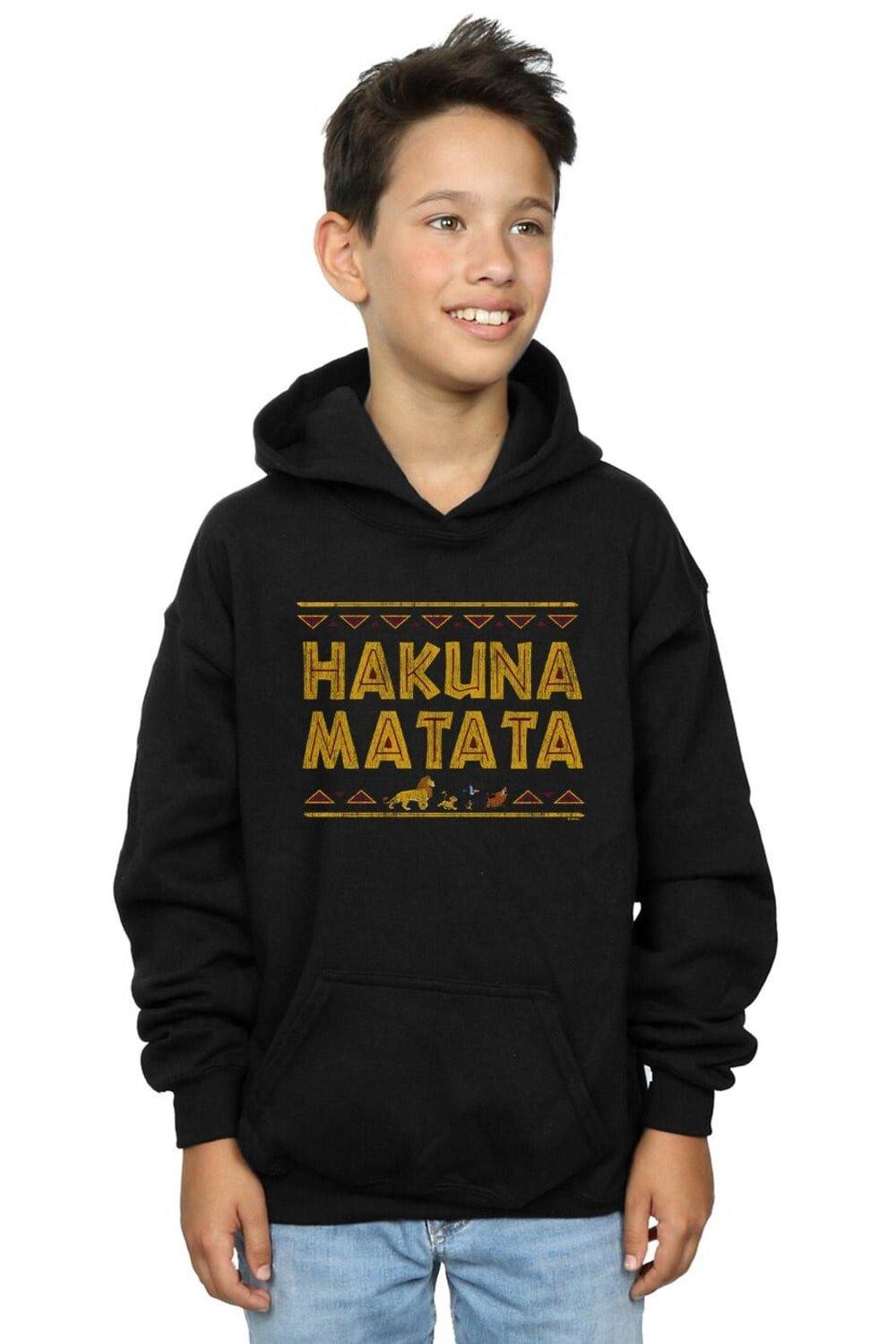 

Толстовка «Король Лев» Хакуна Матата Disney, черный