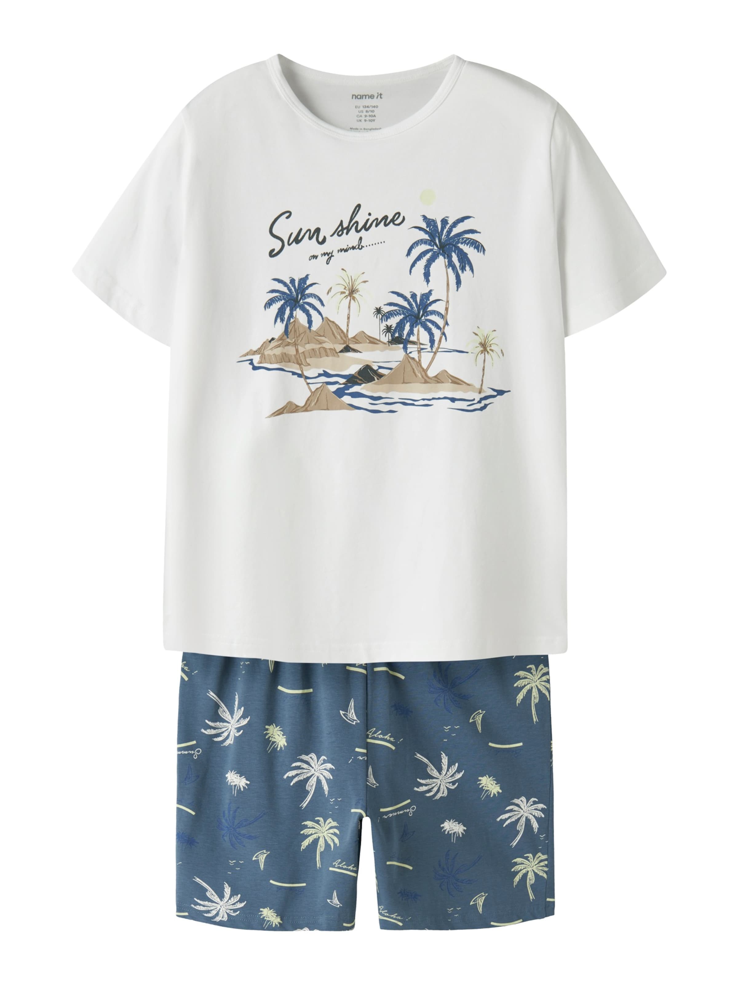 

NAME IT Пижама в цвете Sapphire, White