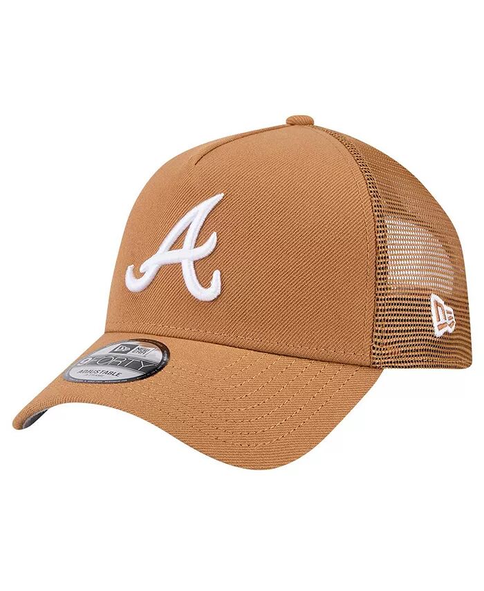 

Мужская коричневая кепка Atlanta Braves A-Frame Trucker 9FORTY Adjustable New Era