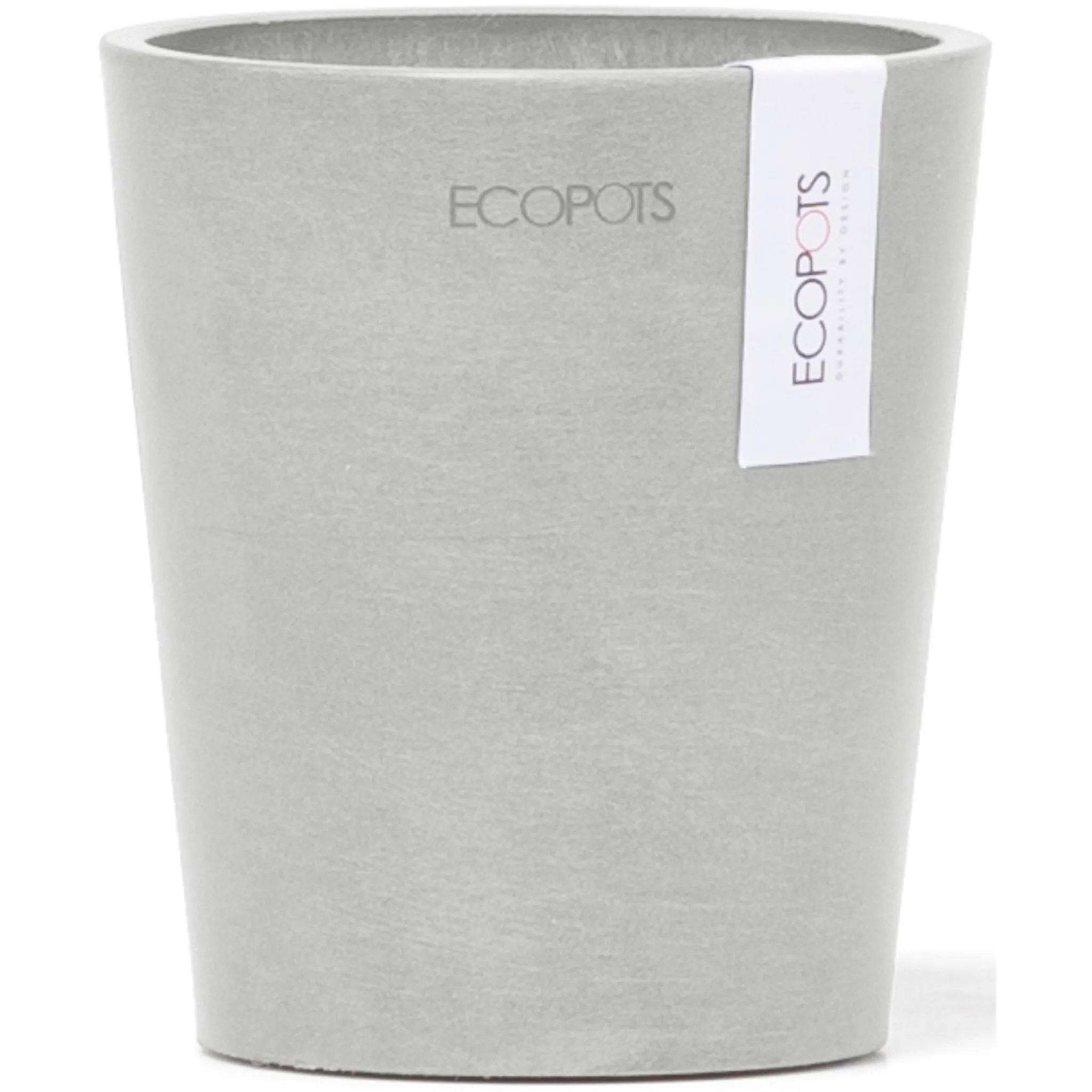 

Цветочный горшок ECOPOTS «Morinda Orchidee 11 White Grey», для использования в помещении, цвет Weißgrau