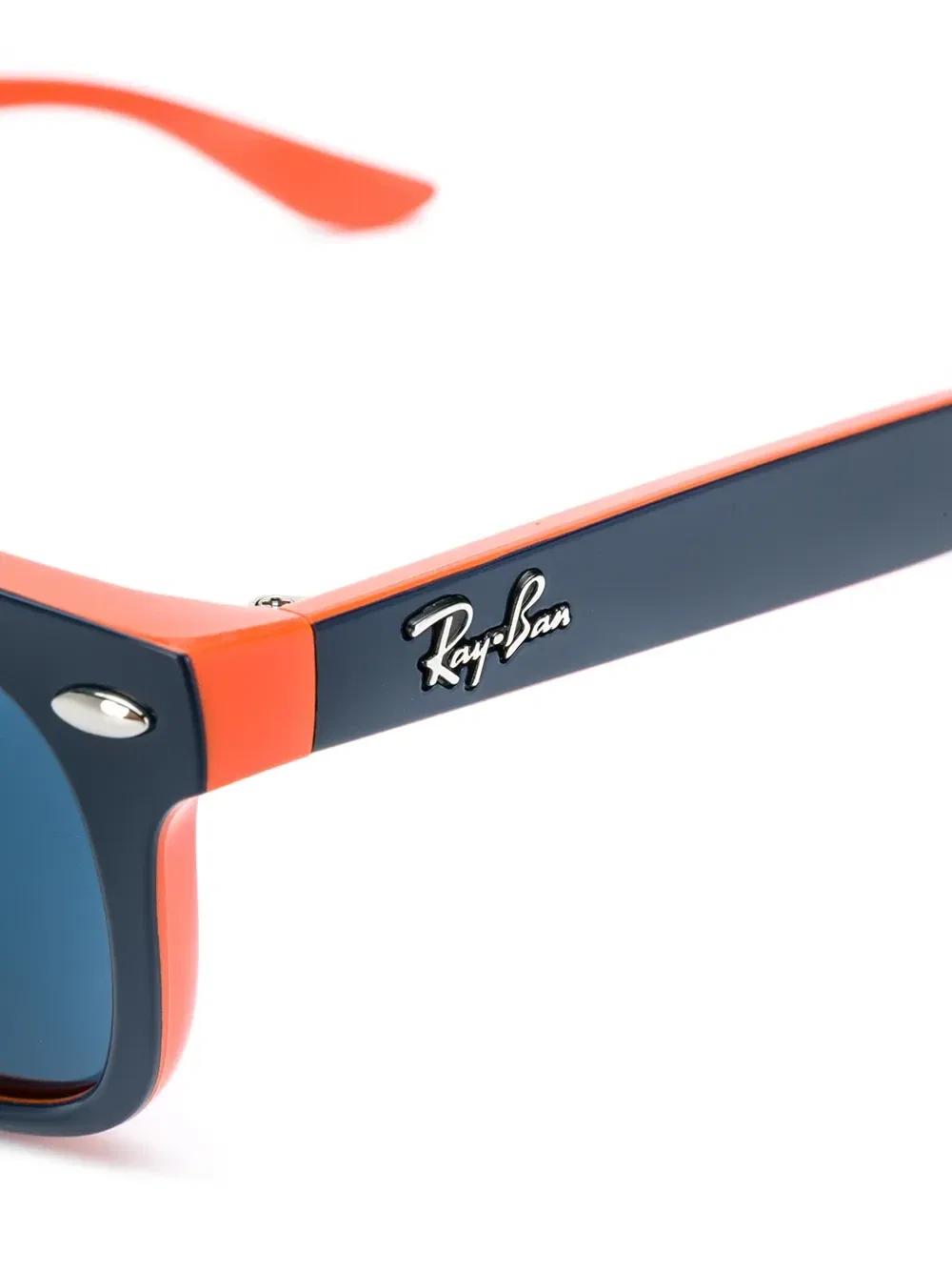 Солнцезащитные очки в квадратной оправе Ray-Ban Junior, синий — фото 2