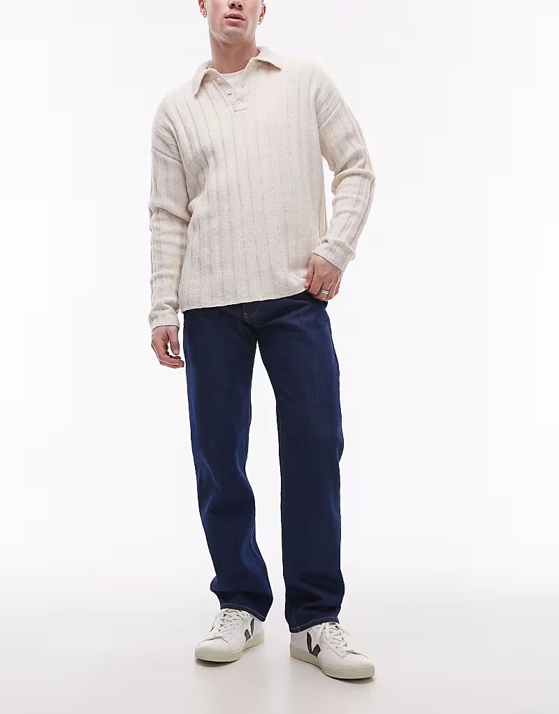 

Стандартные прямые джинсы Calvin Klein Jeans цвета индиго