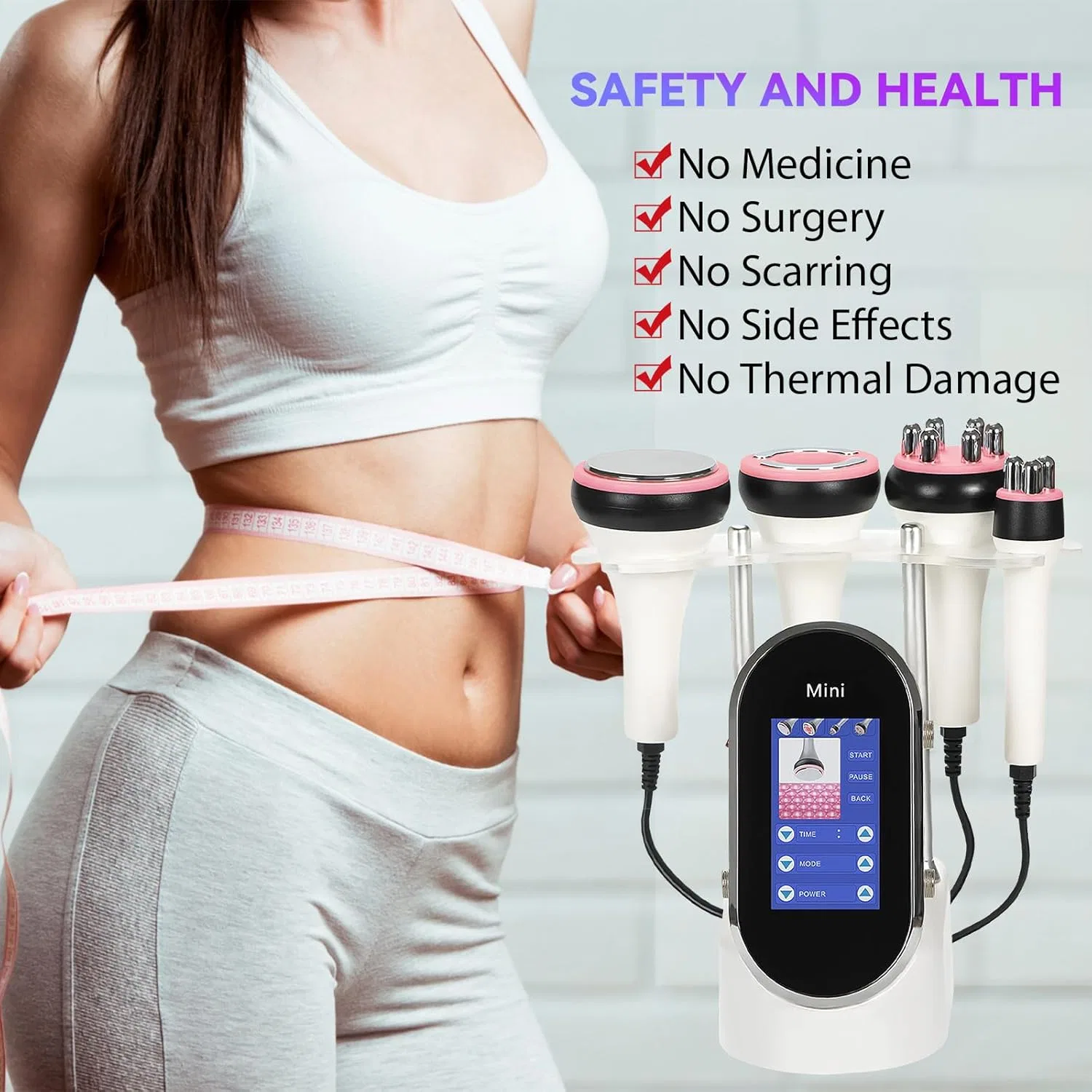 Многофункциональный массажер для тела 4 в 1 40K Slimming Device Uoeonr — фото 2