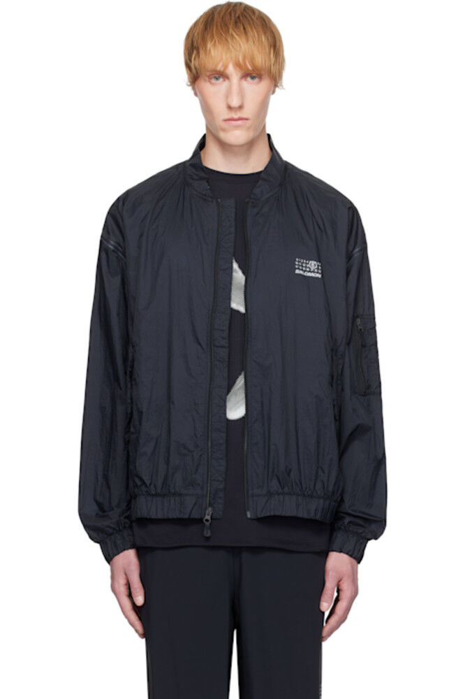

Черная спортивная куртка-бомбер Salomon Edition MM6 Maison Margiela, Черный, Черная спортивная куртка-бомбер Salomon Edition MM6 Maison Margiela