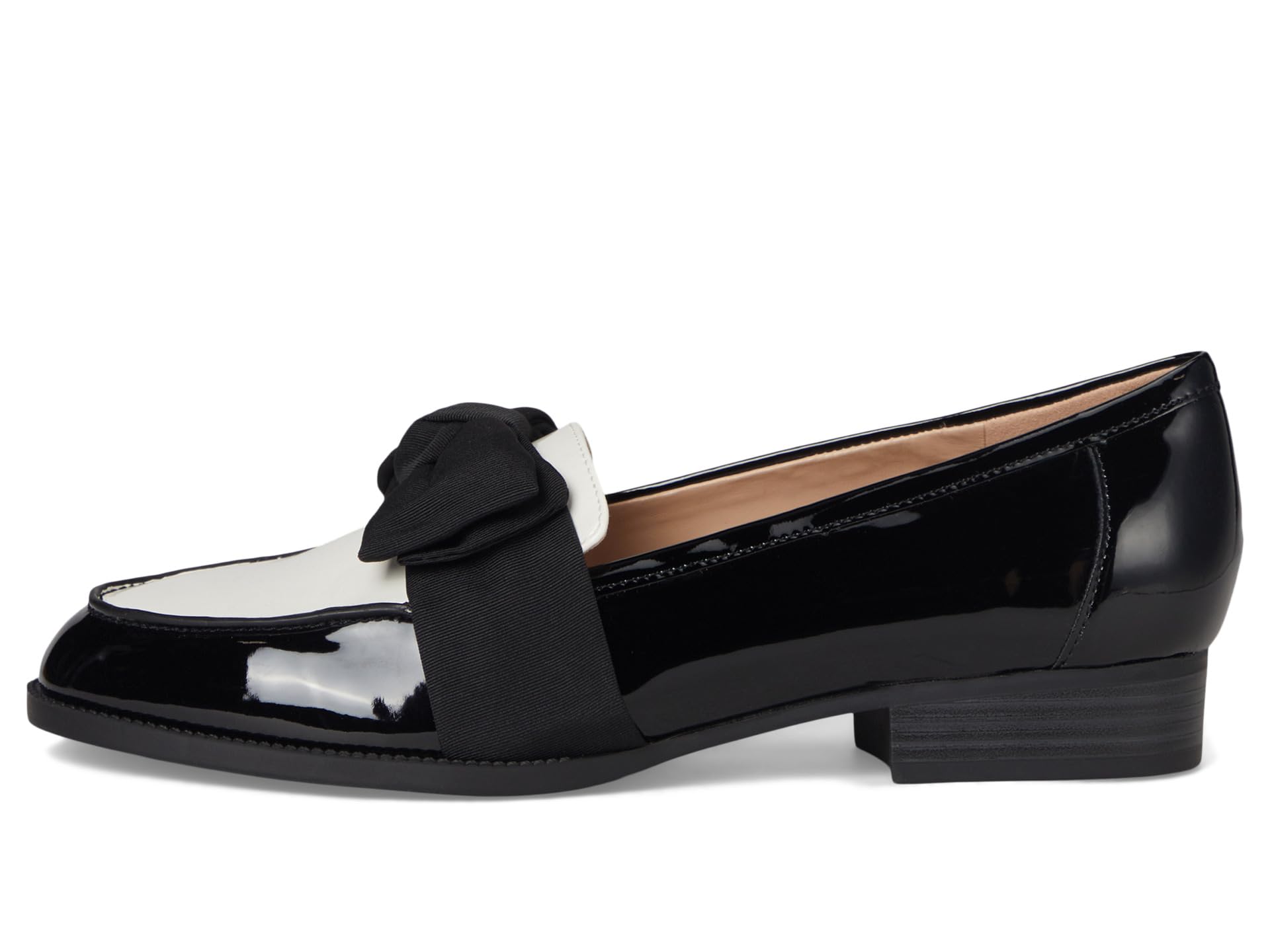 Лоферы Bandolino Lindio, Black/Cream Patent 1See Less — фото 4