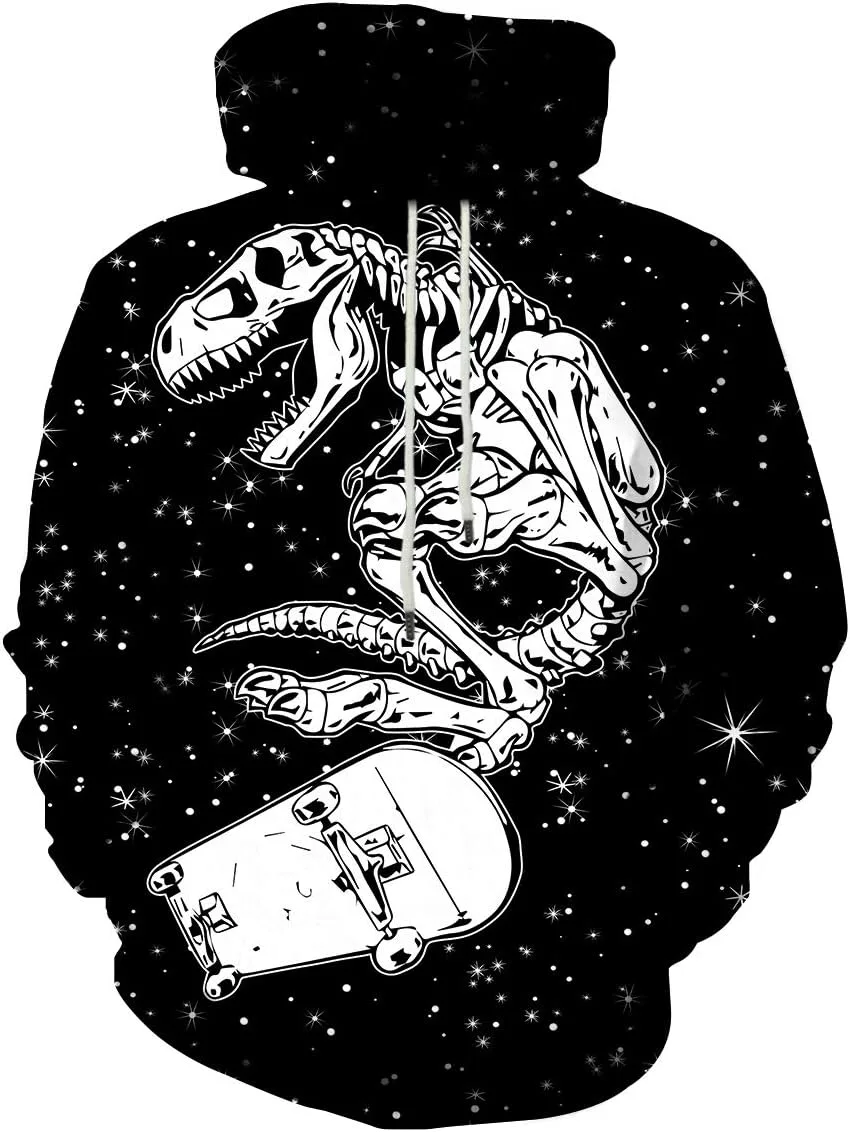 

Neemanndy Unisex худи с 3D принтом и карманом