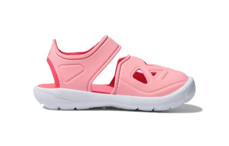 Кроссовки adidas Fortaswim Toddler Shoes TD Pink/white — фото 2