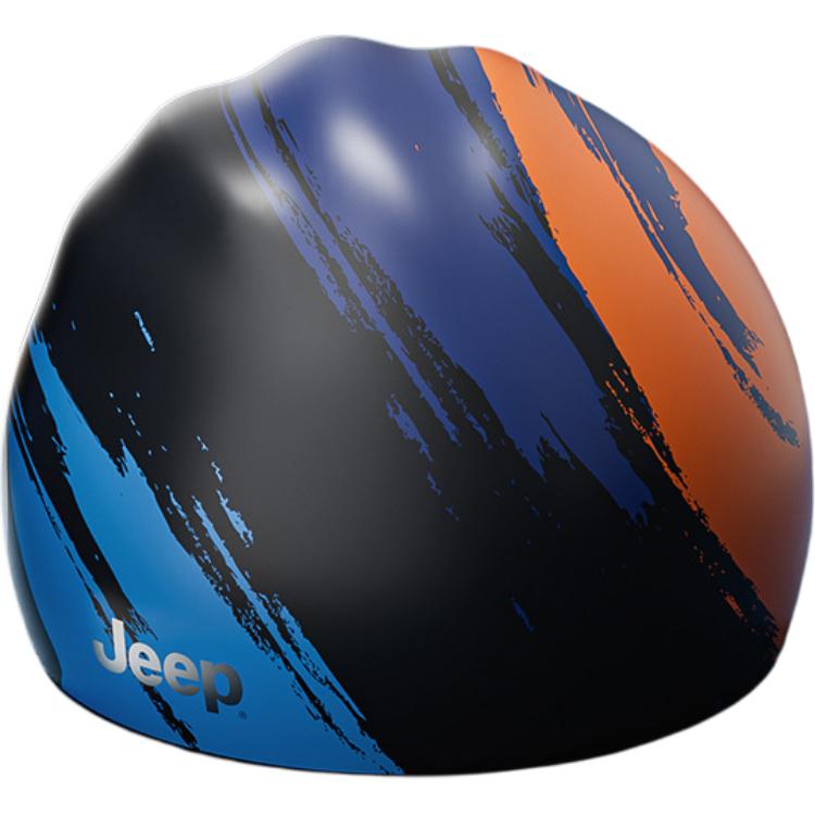 

Плавательная шапочка Silicone Seaside Surfing And Rafting Pool для студентов, мужская, для водных игр и тренировок Jeep, blended черный