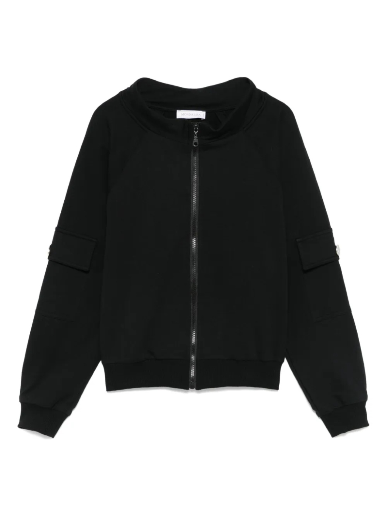 

Толстовка на молнии Monnalisa, черный