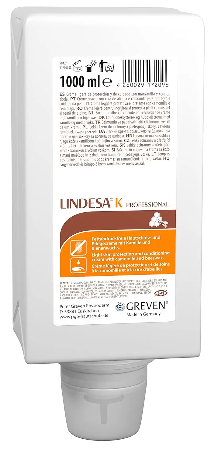 Крем для рук Peter Greven Lindesa K 1 л Peter Greven Physioderm Gmbh Lindesa