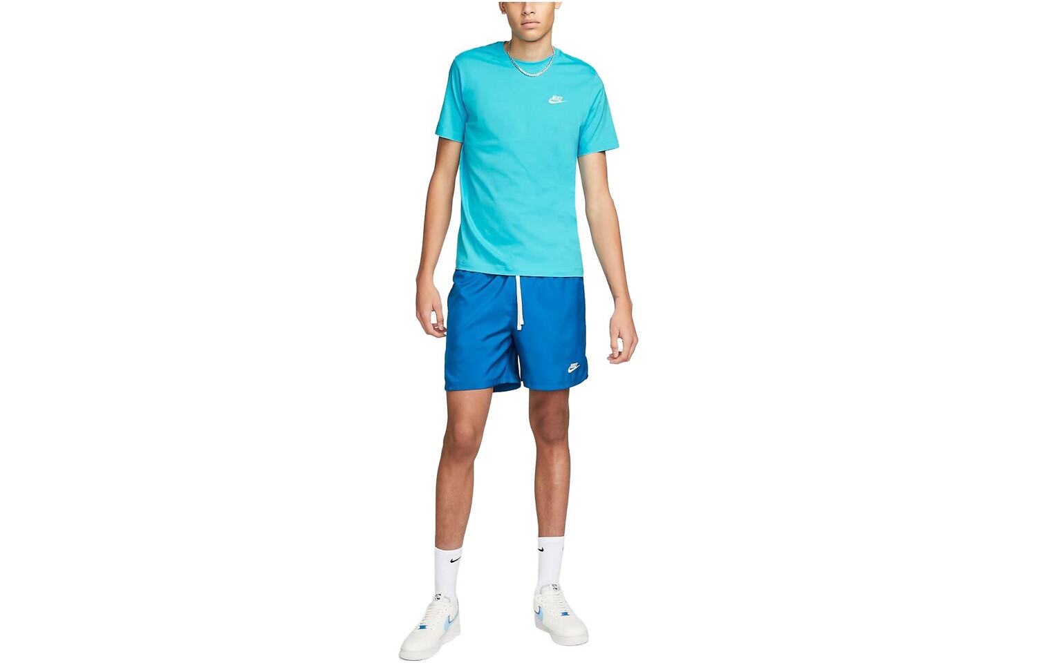 

Футболка мужская Lake Blue Nike, цвет Lake Blue