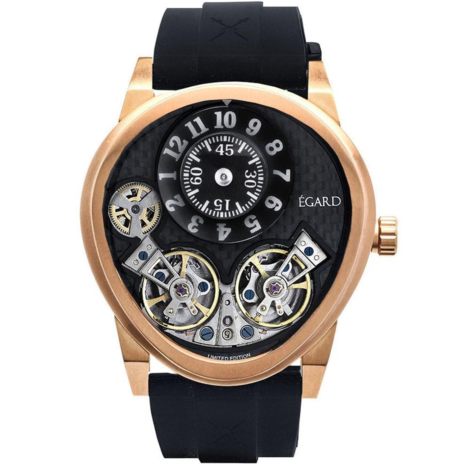 

Мужские часы Egard Quantus V3 Rose с ручным заводом и коричневым циферблатом