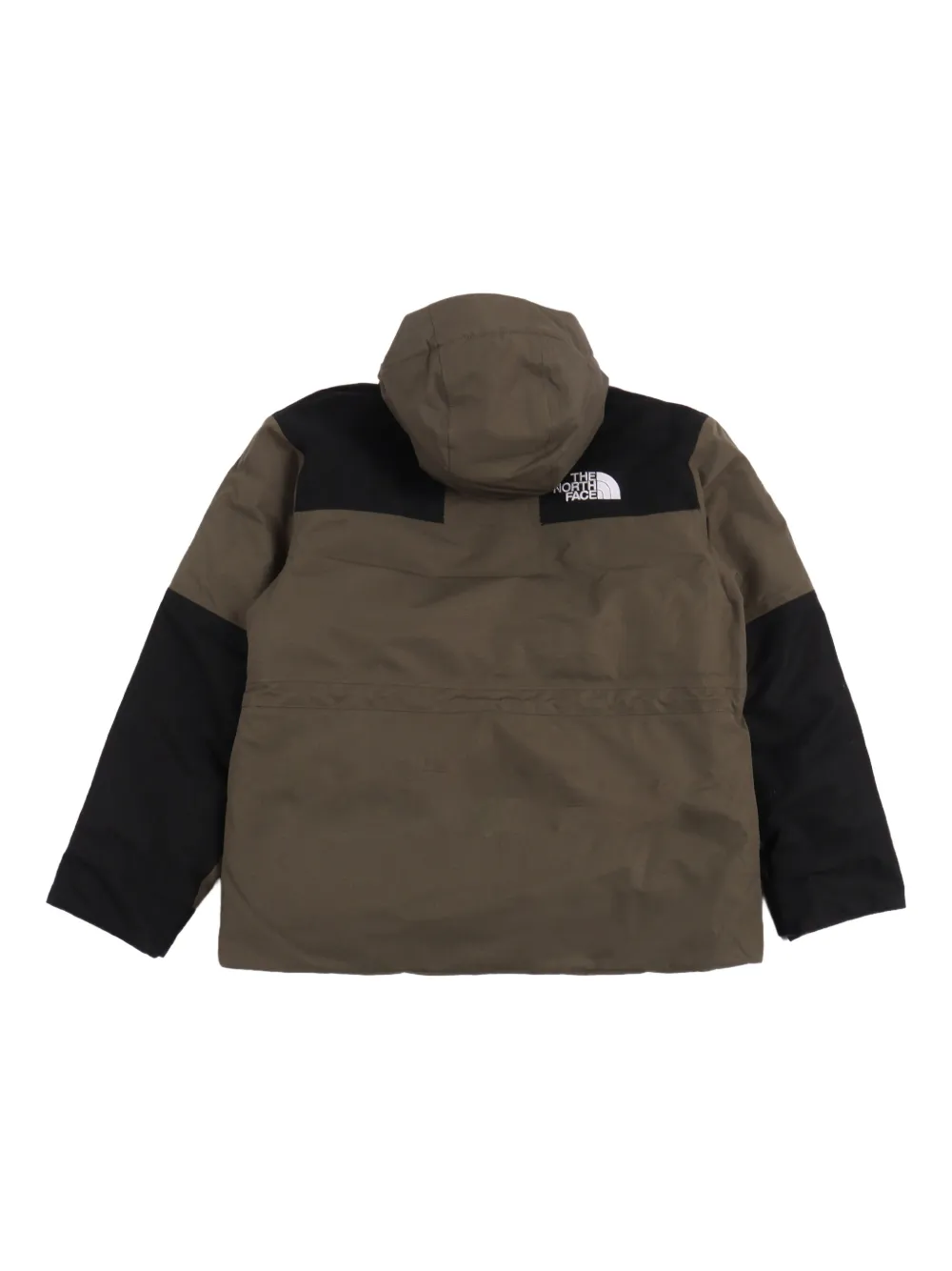 Куртка с капюшоном и цветными вставками The North Face Kids, зеленый — фото 2