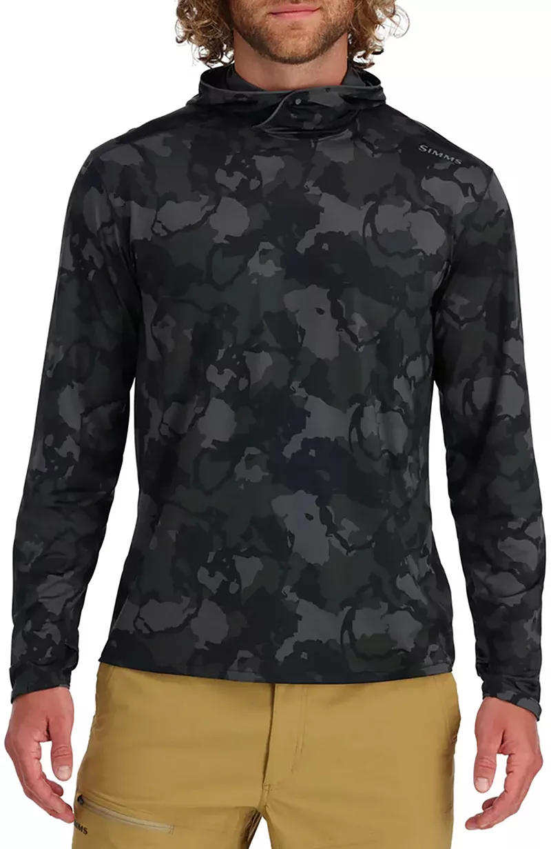 

Мужская толстовка Simms Solar Flex, цвет Regiment Camo Carbon