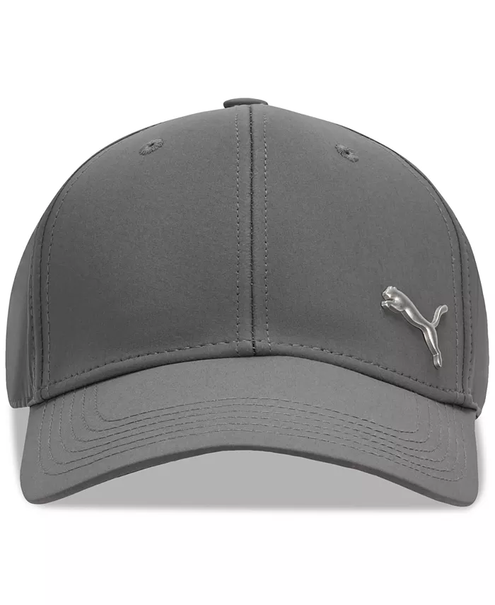 

Мужская кепка Alloy с логотипом кота, однотонная, эластичная Puma, серый