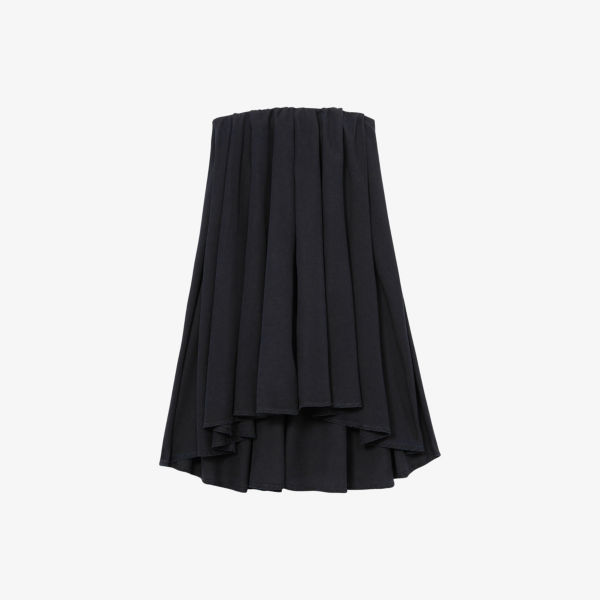 

Фло бесшовное мини-платье из лиоцелла без бретелек Reiss, индиго
