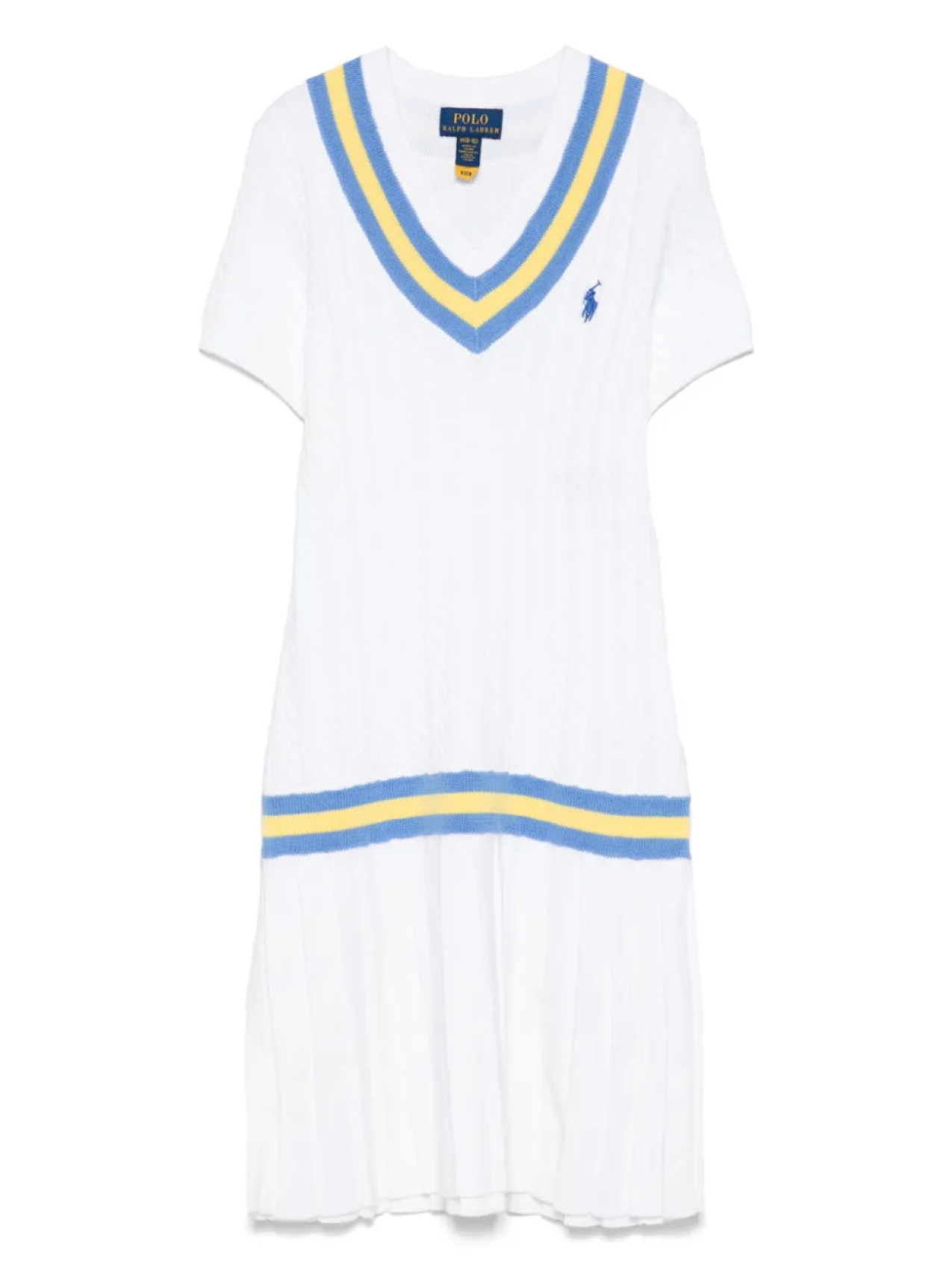 

Платье-джемпер в полоску POLO RALPH LAUREN KIDS, белый