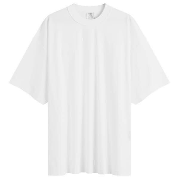 

Футболка с надписью «наизнанку» Vetements, белый