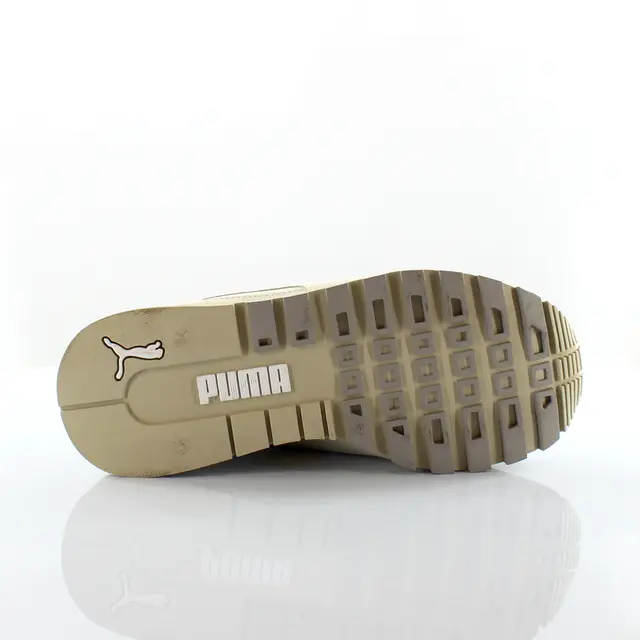 Белые синтетические кроссовки Menser Tx 3 nbkr 361902 04 Puma, бежевый — фото 4