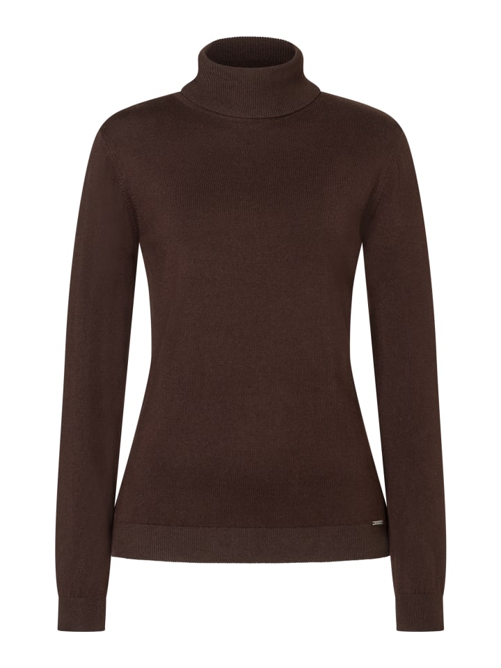 

приталенный свитер с высоким воротом цвета эспрессо More & More