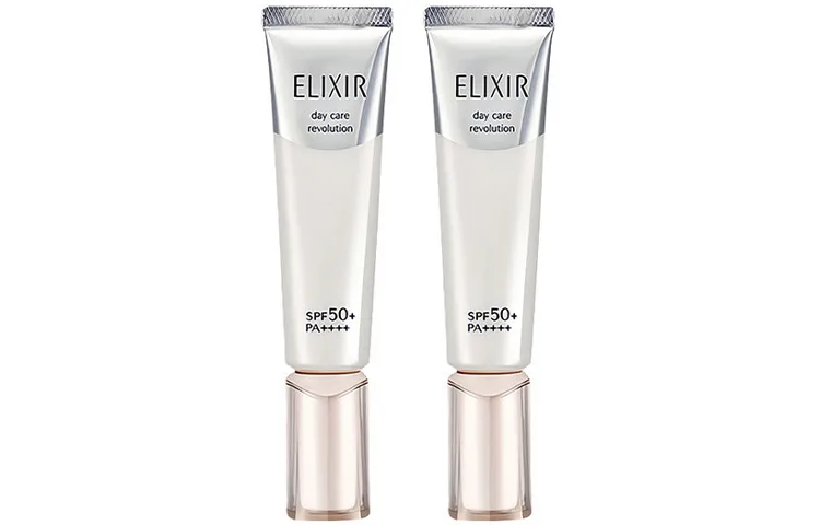 ELIXIR Крем-лосьон для лица YILISIER Pure Skin White Silver с эффектом праймера, отбеливающий и увлажняющий, 35ml — фото 4