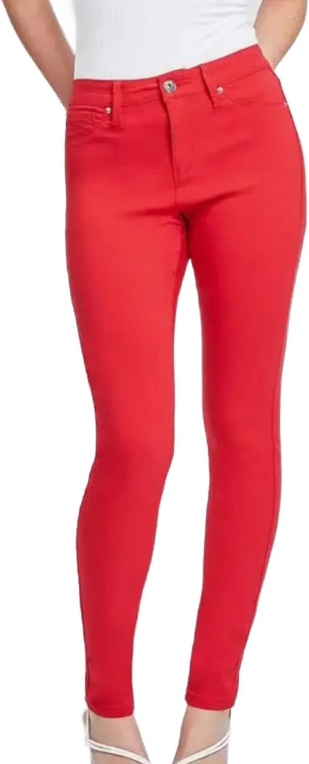 

Женские джинсы Casual Essential Hyperstretch Mid-Rise Skinny Ruby Red Yanhoo