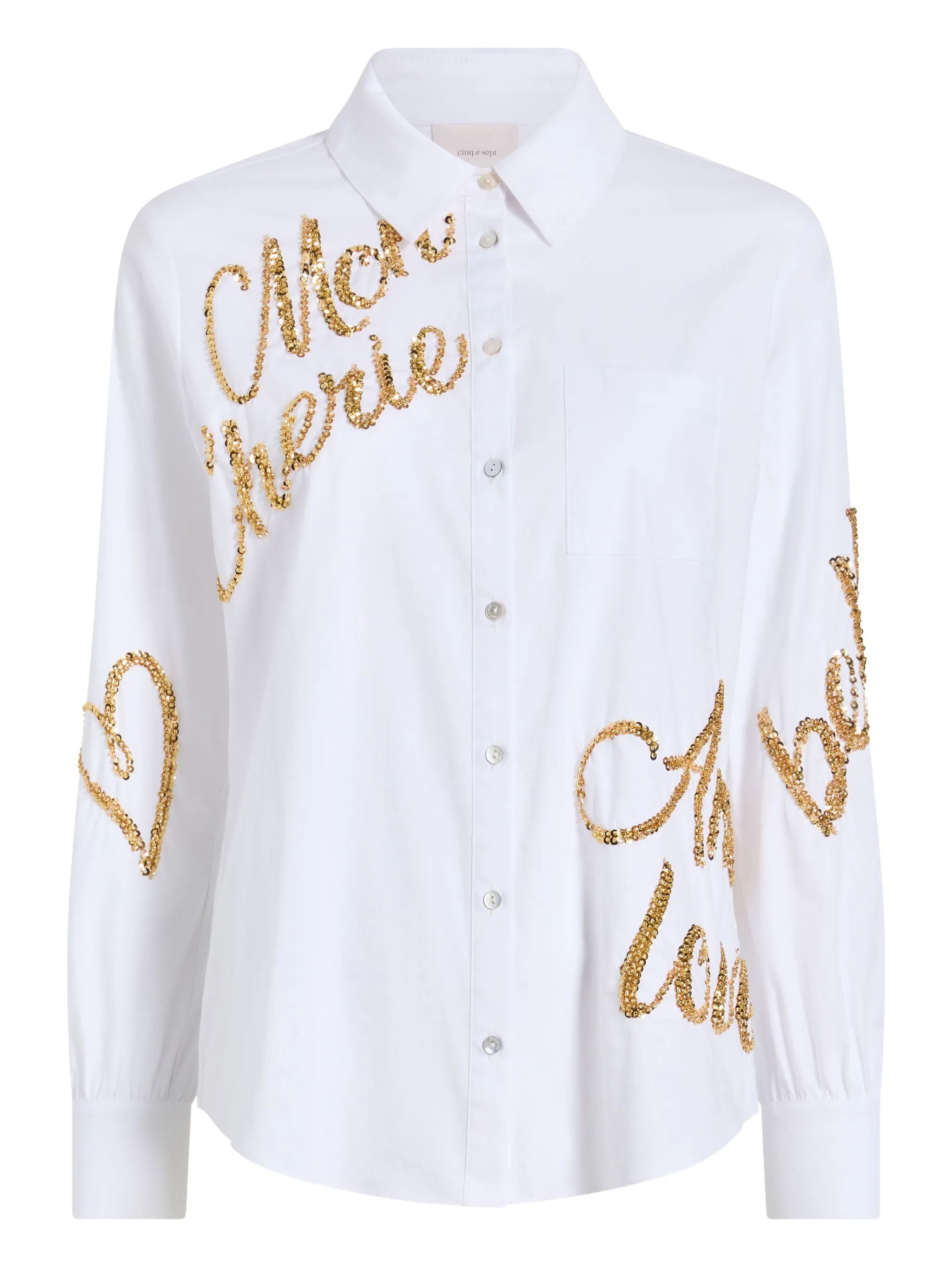 

Красивая блузка Cinq A Sept, белый