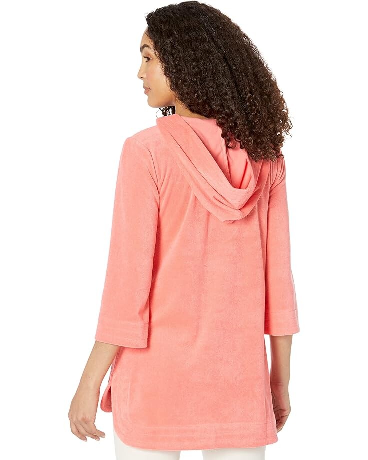 

Топ NIC+ZOE Siesta Terry Top, цвет Guava